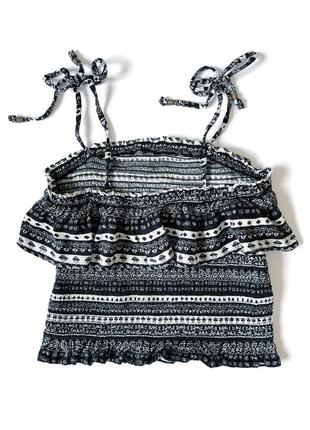 Летний топ superdry layla smocked cami, xs/s7 фото