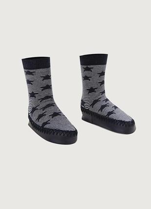 1-2 роки 19 -22  р домашні кімнатні капці шкарпетки махрові тапочки для хлопчиків зірки lc waikiki