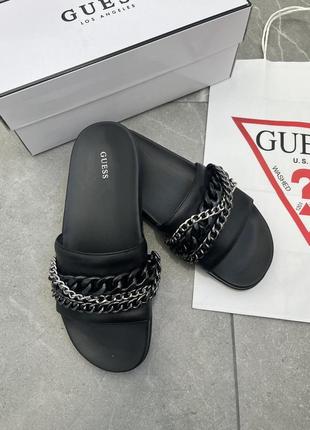 Шлепанцы guess тапки guess шлепанцы гесс