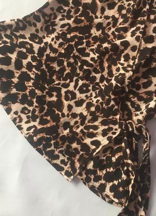 Блузка блуза леопардовый принт р.63 фото