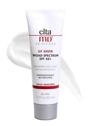 Сонцезахисний крем eltamd uv sheer broad-spectrum spf 50+, 50 мл