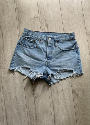 Levi's premium 501 джинсовые шорты4 фото