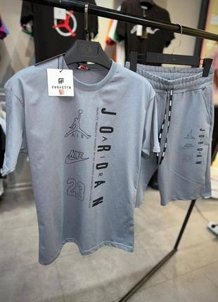 Брендовый мужской комплект шорты + футболки nike