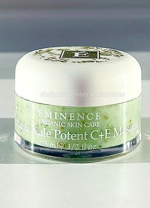 Eminence citrus kale potent c &amp; e masque крем-гелевая маска