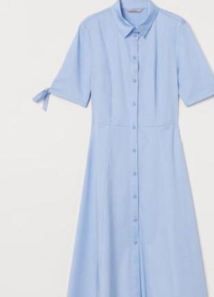 Платье летнее хлопок с эластаном h&m