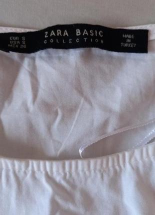 Zara блуза невероятная вышивка на спине, как новая8 фото