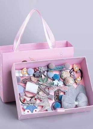 Набор резинок и заколок для девочек