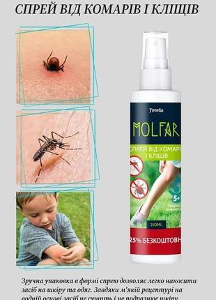Спрей от комаров и клещей1 фото