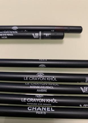 Шикарний олівець для очей  чорний , коричневий , сірий chanel le crayon khol intense eye pencil повнорозмірний4 фото