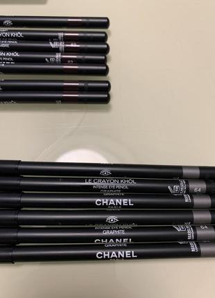 Шикарний олівець для очей  чорний , коричневий , сірий chanel le crayon khol intense eye pencil повнорозмірний1 фото