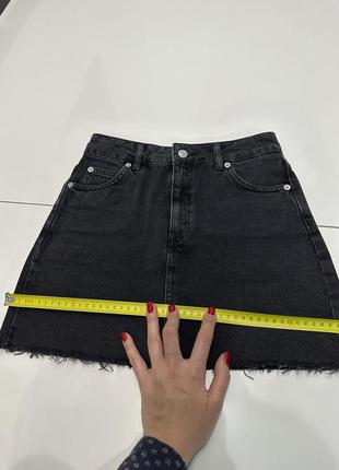 Джинсовая юбка topshop motodenim4 фото