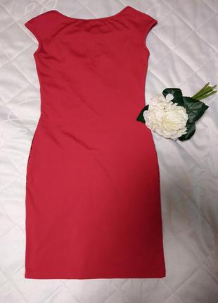 Красная мини-платье miss moi (турция), размер s4 фото