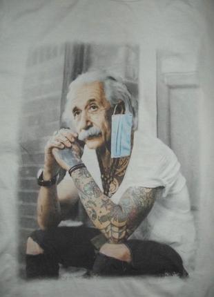 Einstein tattoo футболка2 фото