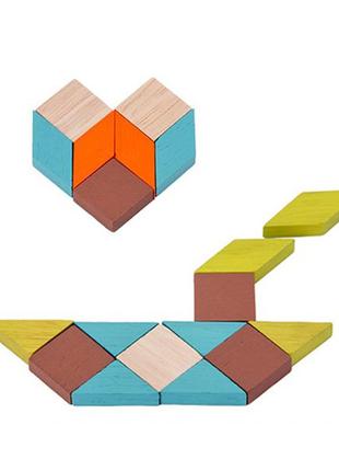 Деревянная развивающая игра box lesko мозаика 5125 для детей sku-77