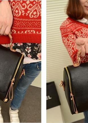 Жіноча міні сумочка на плече-екошкіра, модна сумка для дівчат r_5296 фото