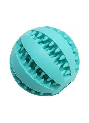 Игрушка мяч для собак pipitao 026631 blue d:5,0см жевательный резиновый sku-77