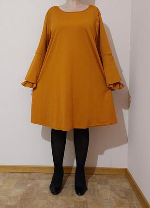 Сонячна сукня вільного крою від 58 і більше розміру2 фото