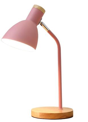 Настольная лампа lesko 1226 pink ночник для комнаты офиса школьника kro-892 фото
