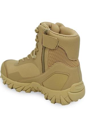 Ботинки тактические lesko 6676 outdoor sand khaki размер 40 армейские мужские tactical kro-89