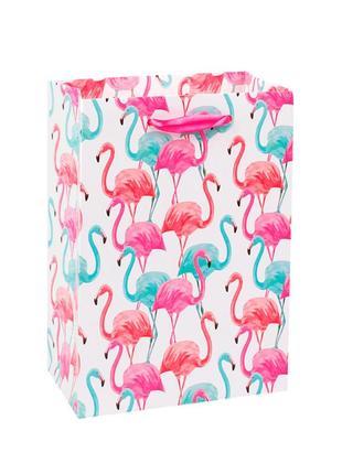 Подарунковий пакет ppw paper lesko zd008 flamingo big