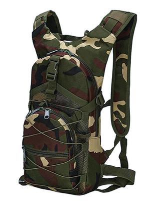 Рюкзак тактичний aokali outdoor b10 camouflage green армійський 20l