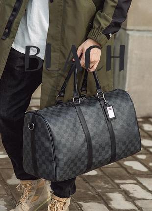 Очень стильная мужская городская сумка на плечо, большая и вместительная дорожная сумка для ручной клади с7 фото
