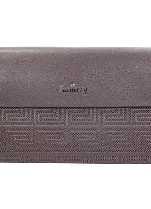Чоловічий портмоне baellerry nd1921 brown стильний гаманець для грошей та документів модний аксесуар для чоловіків