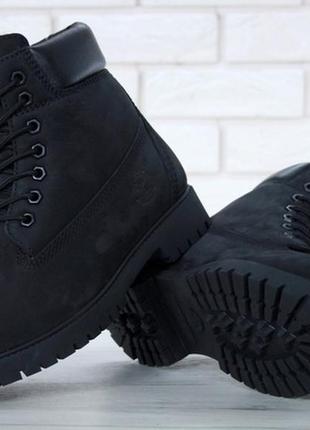 Ботинки тімберленд зимові черевики timberland black. демісезонні тімберленд., ботинки тимберленд зимние