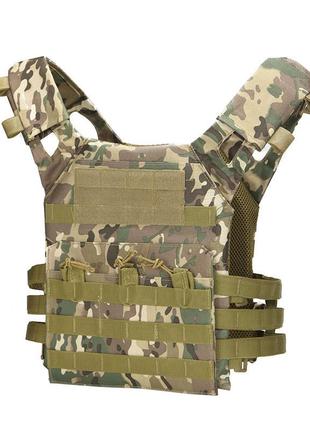 Жилет тактический aokali outdoor a54 camouflage sand военный разгрузочный set-22