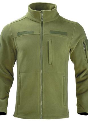 Тактическая мужская флисовая кофта han-wild hw012 green l kro-89