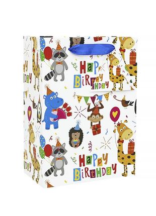 Подарочный пакет ppw paper lesko zd010 zoo medium set-22