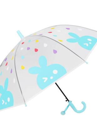 Дитяча парасолька-тростина rst rst088 кролик blue механіка вітрозахисний