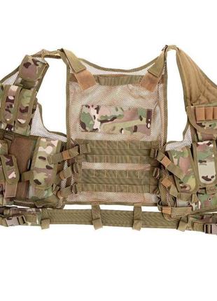 Жилет тактический aokali outdoor a60 (camouflage cp) камуфляжный водонепроницаемый с карманом kro-892 фото