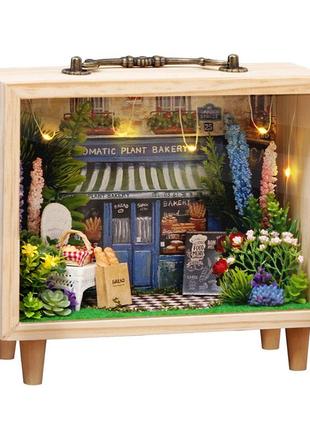 Кукольный дом diy cute room k-005 bakery конструктор в коробке для девочек set-221 фото