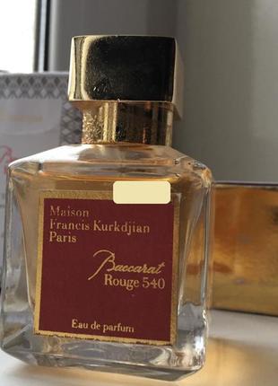 Тестер! богемні парфуми maison francis kurkdjian baccarat rouge 540 70ml2 фото