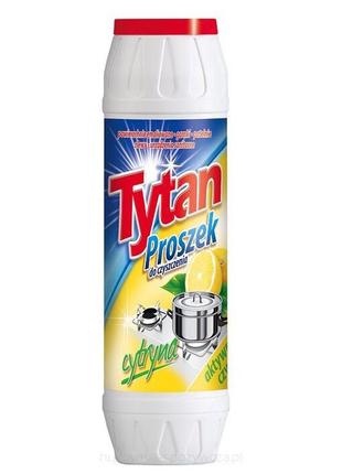 Порошок для чистки tytan лимонный 500 г