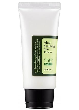 Солнцезащитный крем с алоэ cosrx aloe soothing sun cream spf50+ pa+++