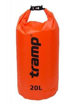 Гермомішок tramp pvc diamond rip-stop жовтогарячий 20 л (tra-113-orange)