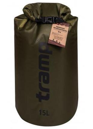 Гермомешок tramp pvc diamond rip-stop 15 л olive (utra-112-olive) - топ продаж!