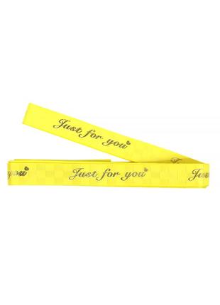 Лента декоративная ppw lesko dd003 just for you yellow 2 м kro-89