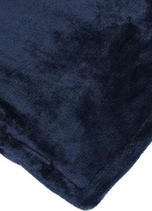 Плед одеяло с подогревом lesko qns-pt180*150 см blue usb от сети 220  sku-774 фото