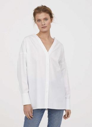 Біла сорочва h&m оверсайз