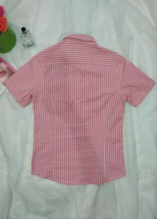 Рубашка в полоску с короткими рукавами primark, размер m2 фото