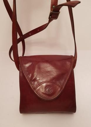 Франція! класна стильна шкіряна сумочка crossbody