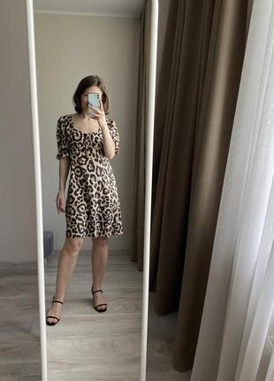 Сукня леопард shein2 фото