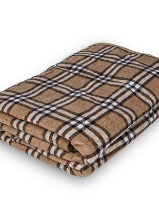 Электрическая шаль плед lesko 140*80 см brown с подогревом регулируемая температура от usb от повербанка
