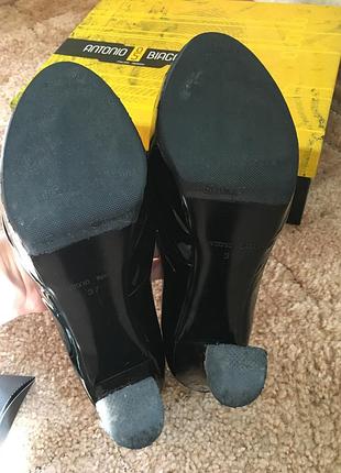 Лаковые туфли antonio biaggi, 37 размер5 фото