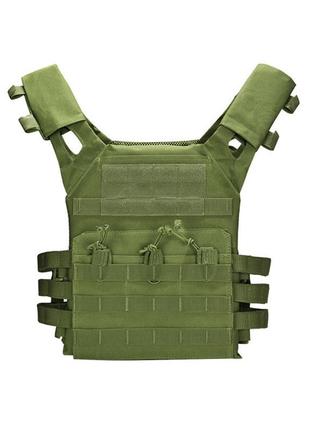 Жилет тактический aokali outdoor а54 jpc green военный армейский set-22