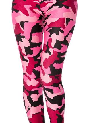 Лосины - леггинсы camo pink