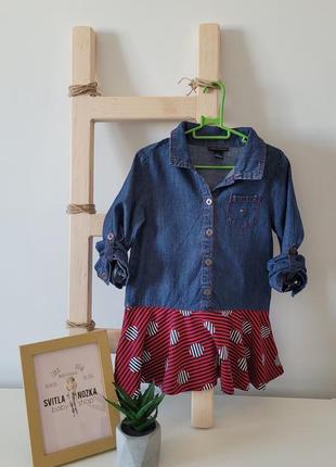 Фірмовий джинсовий сарафан tommy &hilfiger